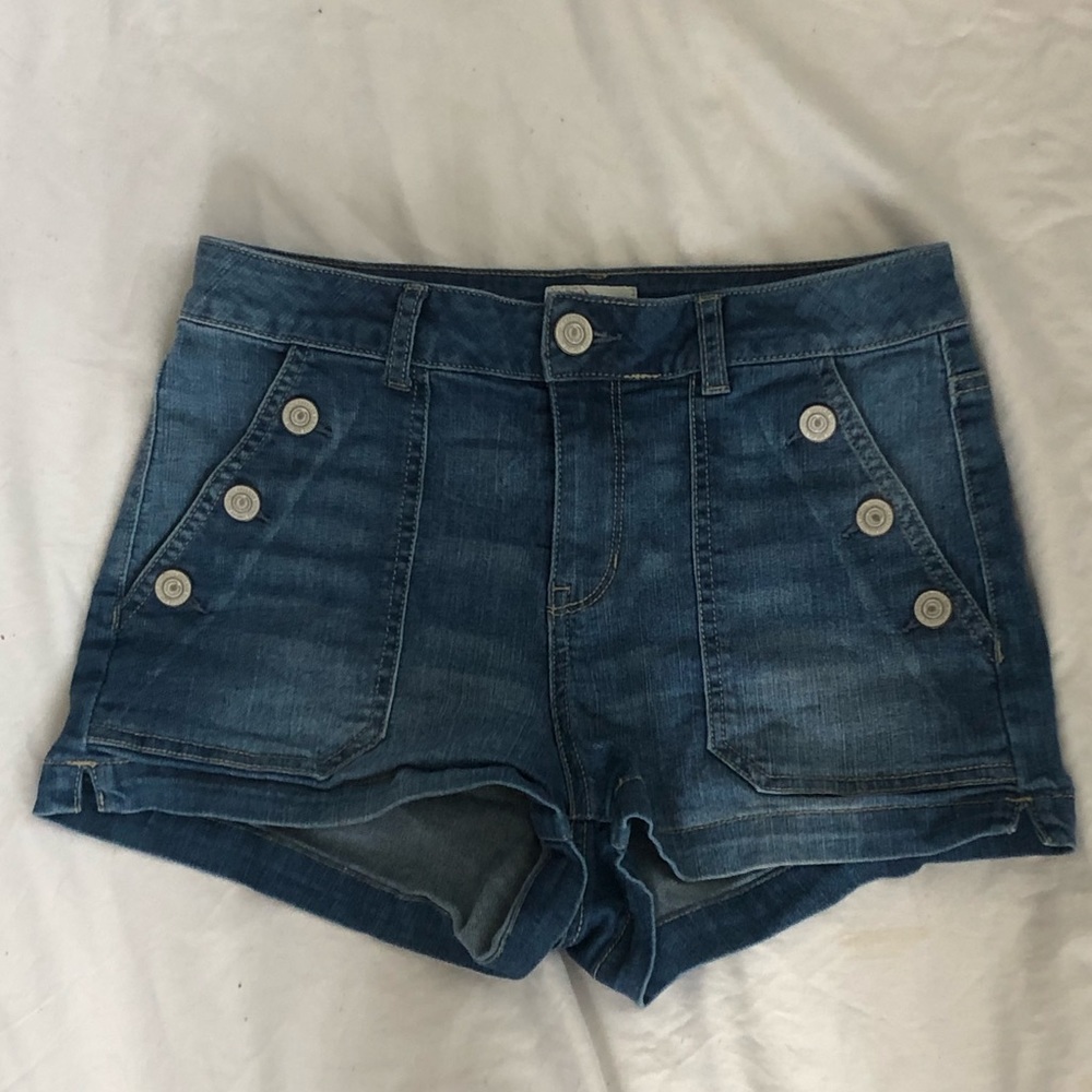 denim shorts